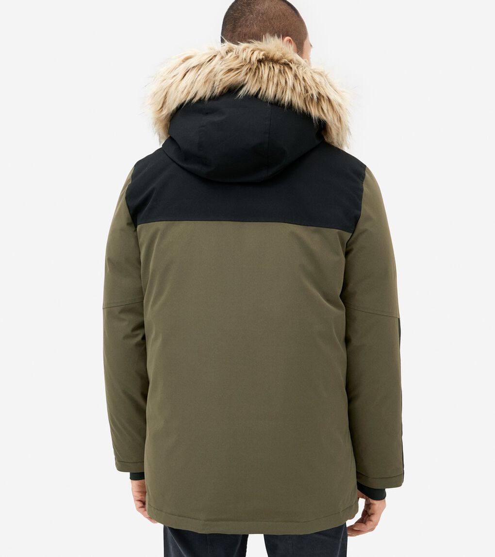 ゼログランド フーデッド ストレッチ ダウン パーカー mens.