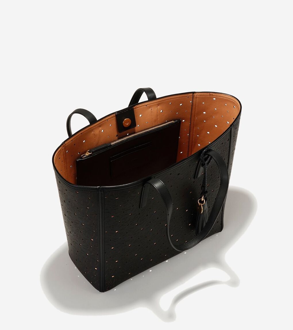 ナタリー レーザー フローラル トート womens.