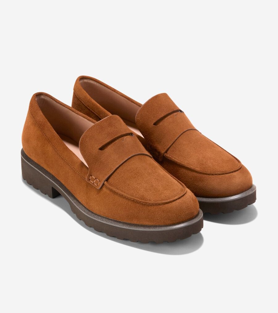 定価の半額以下　 ヴィンテージ加工 レザー ペニーローファー グウェンドリン ペニー ローファー womens. 28000 | COLE_HAAN