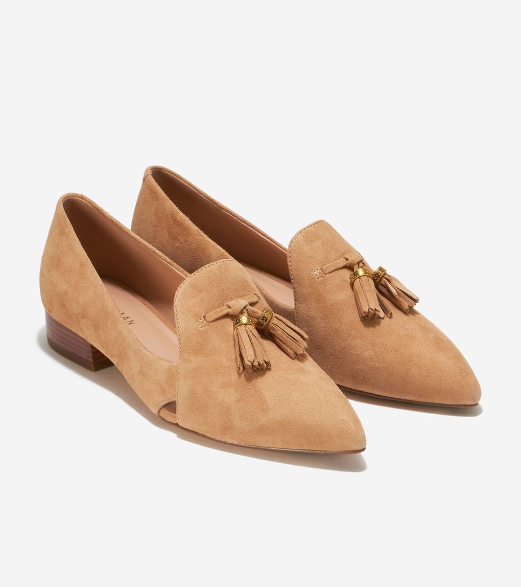 ヴァーニャ タッセル フラット womens.