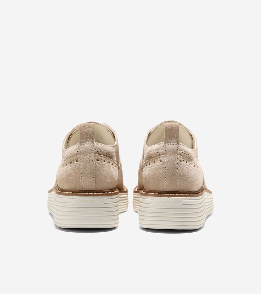 オリジナルグランド プラットフォーム ウィングチップ オックスフォード womens