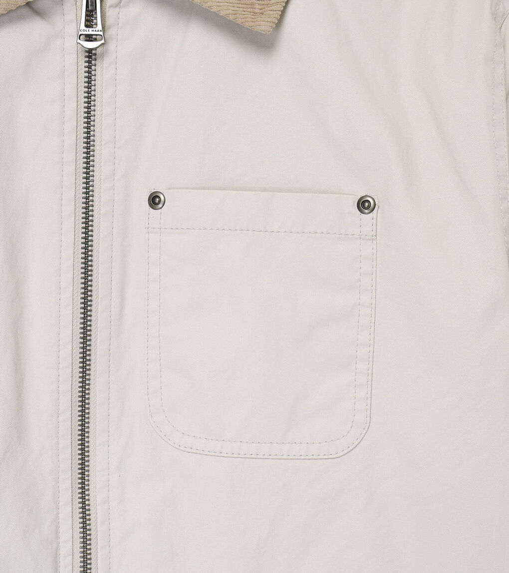 コーティッド コットン トラッカー ジャケット mens