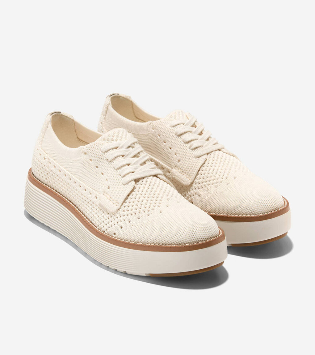 グランド シティモーション スティッチライト オックスフォード womens.