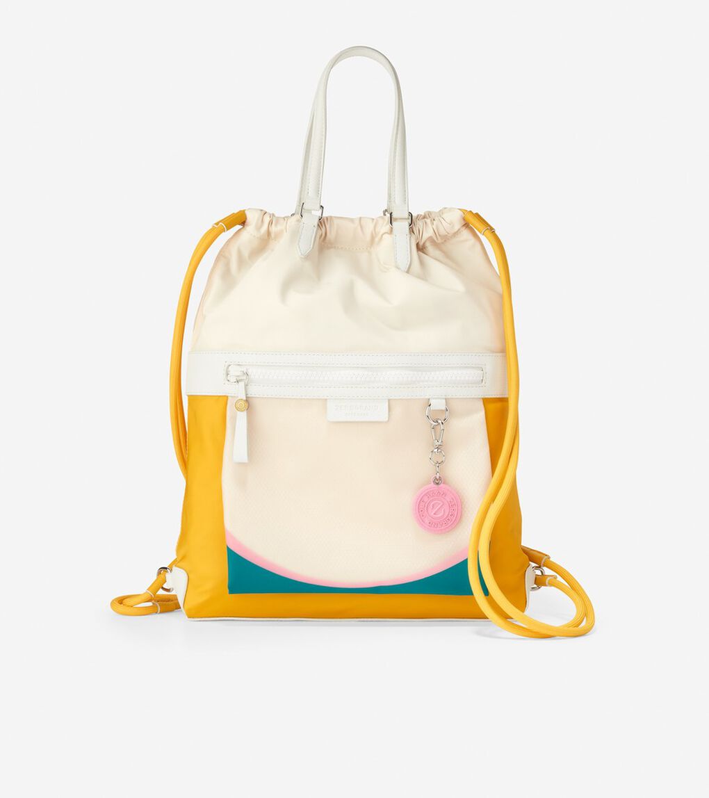 ラディアント ナイロン ドローストリング バックパック womens.