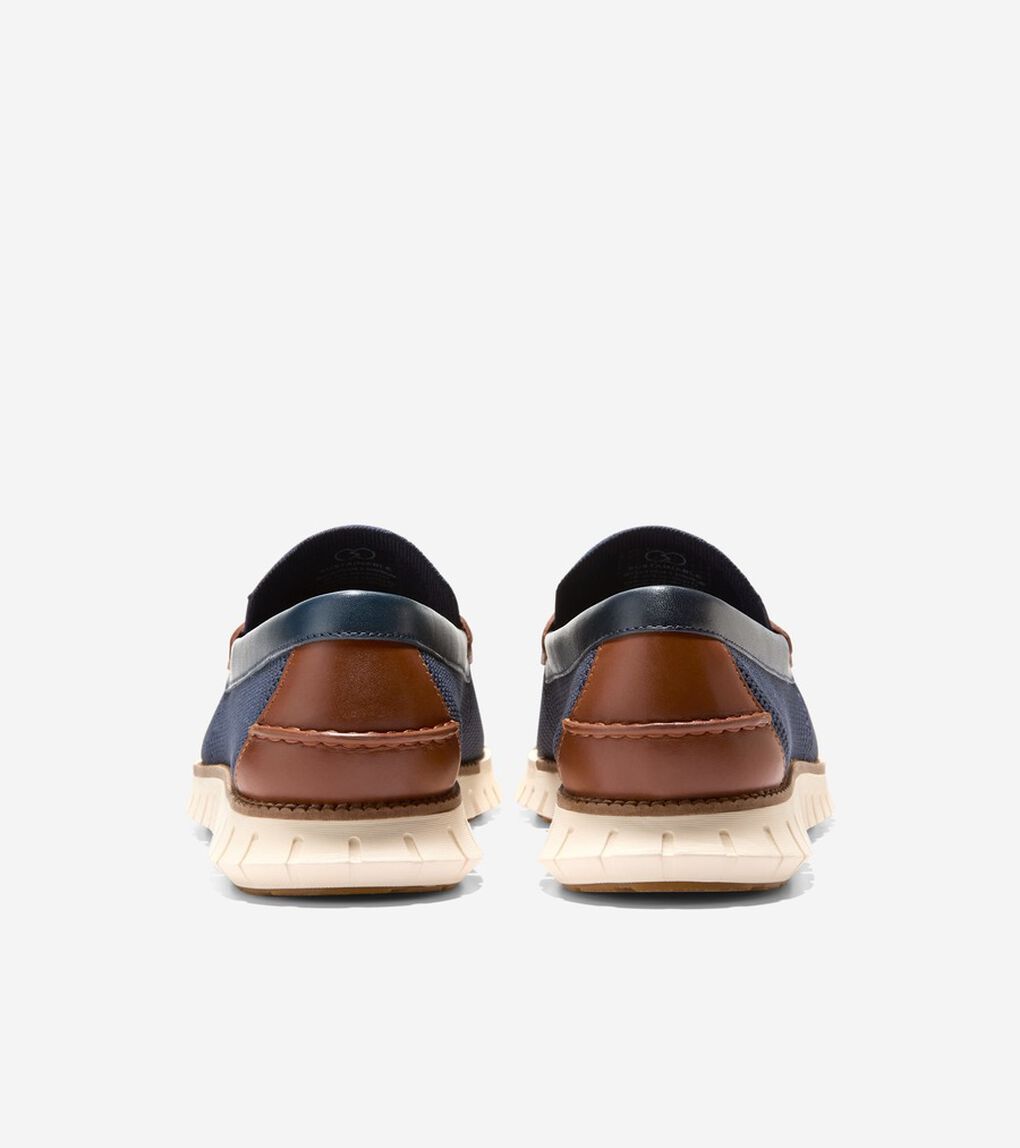 ゼログランド リマスタード スティッチライト ローファー mens