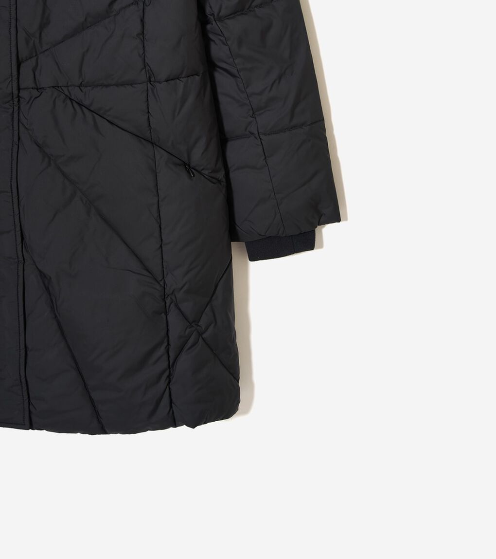 コクーン フーテッド ダウン パッファー womens.