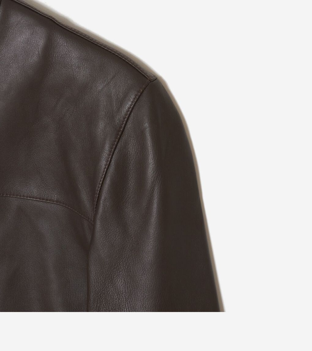 ボンデッドレザー　モトジャケット mens.