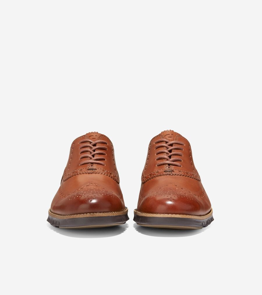 ゼログランド ウィングチップ オックスフォード mens. 0.0