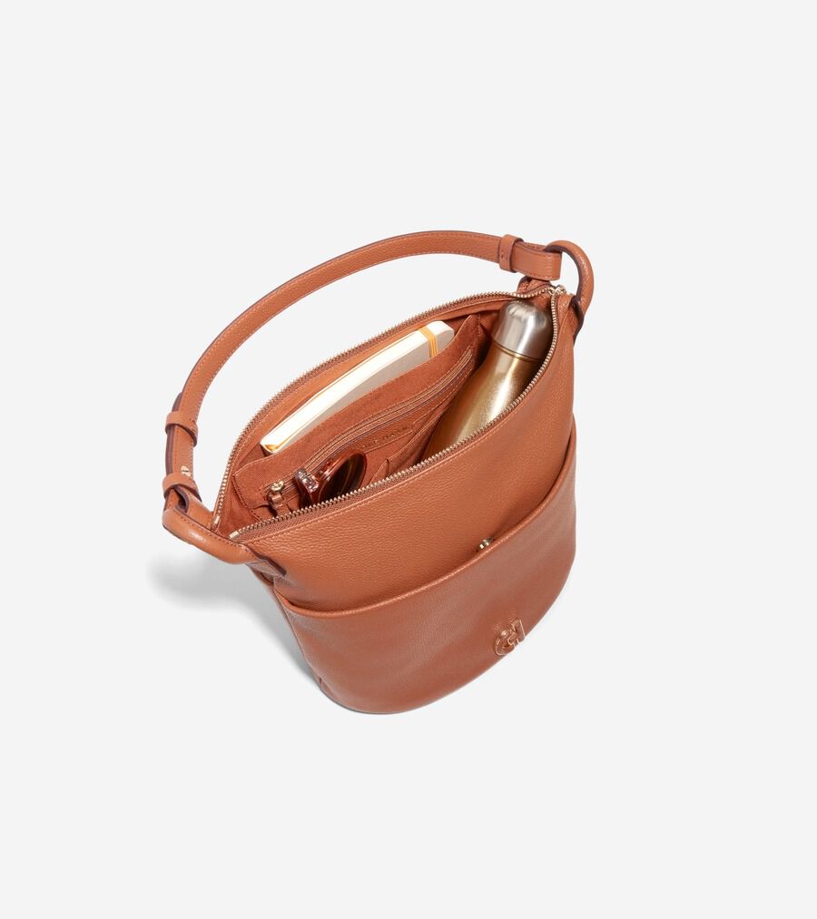 エッセンシャル ソフト バケット バッグ womens. 38000 | COLE_HAAN