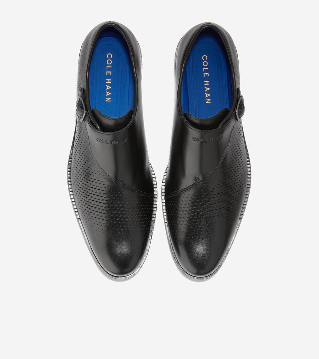 ワシントングランド レーザーシングルモンクストラップ mens.