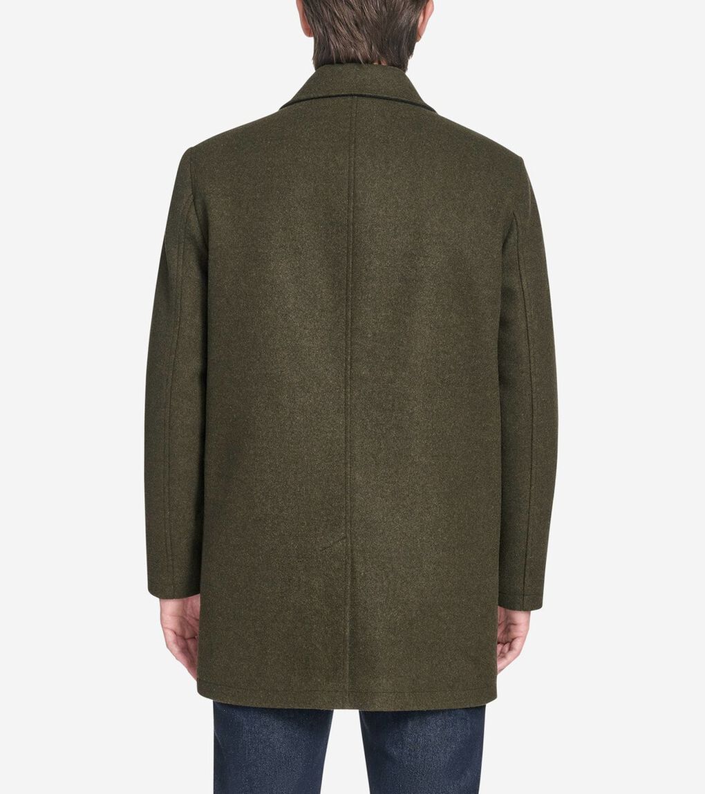 ダッフルコートインストレッチウール mens