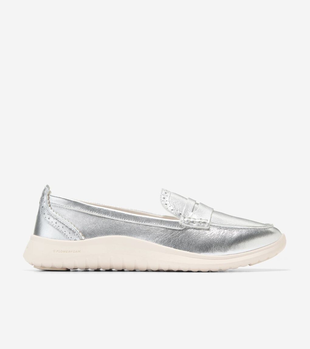 ゼログランド メリット レザー ローファー womens.