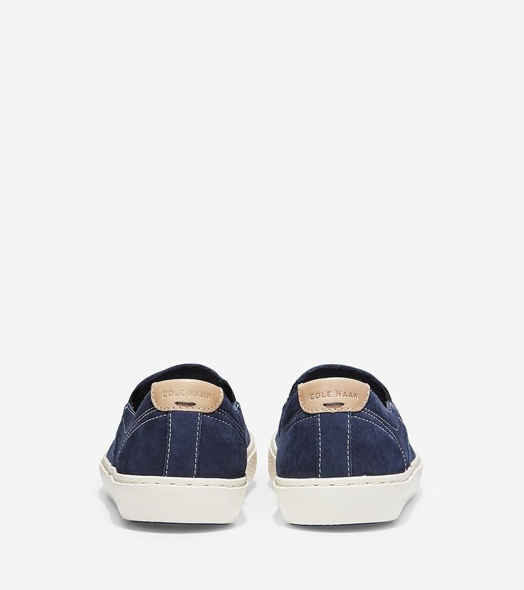グランドプロ デッキ スリップオン スニーカー mens.
