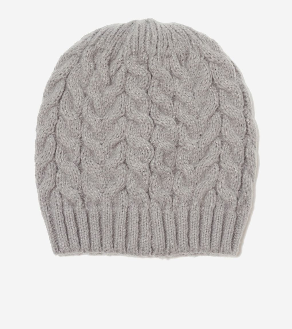 ウィッシュボーンケーブルビーニー womens.