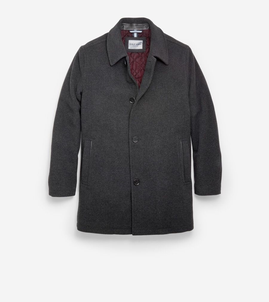 ウール カー コート mens. 0.0 | COLE_HAAN