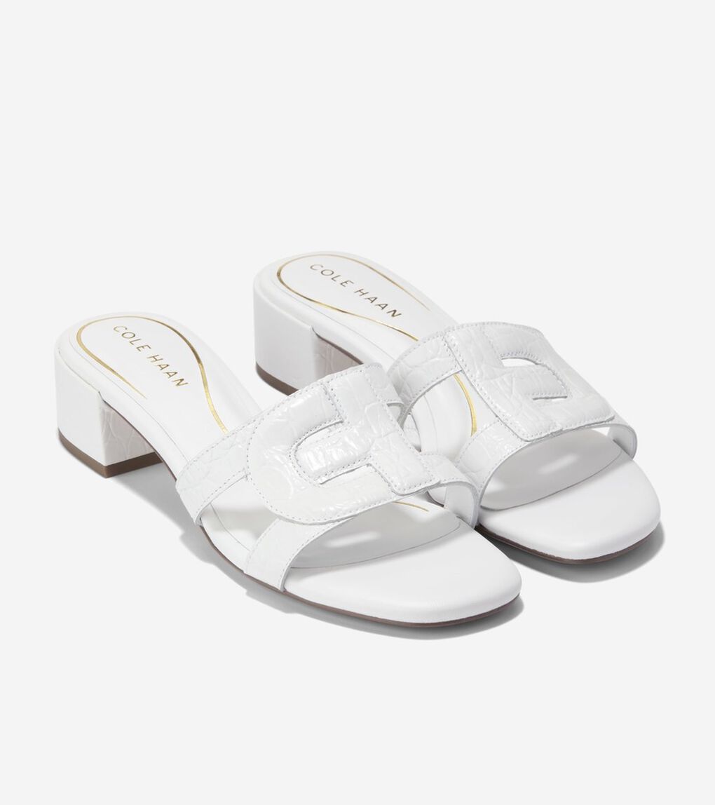 クリシー ブロックヒール サンダル womens.