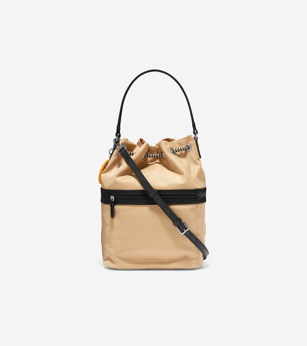 ナイロン ドローストリング クロスボディ womens.