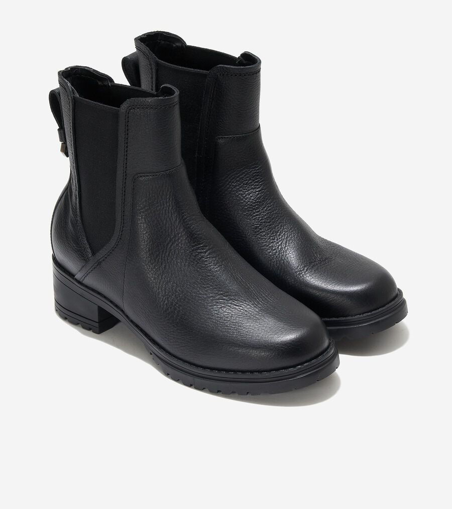 高級品市場 カメア 29000 womens. ブーティ― チェルシー ウォータープルーフ 靴