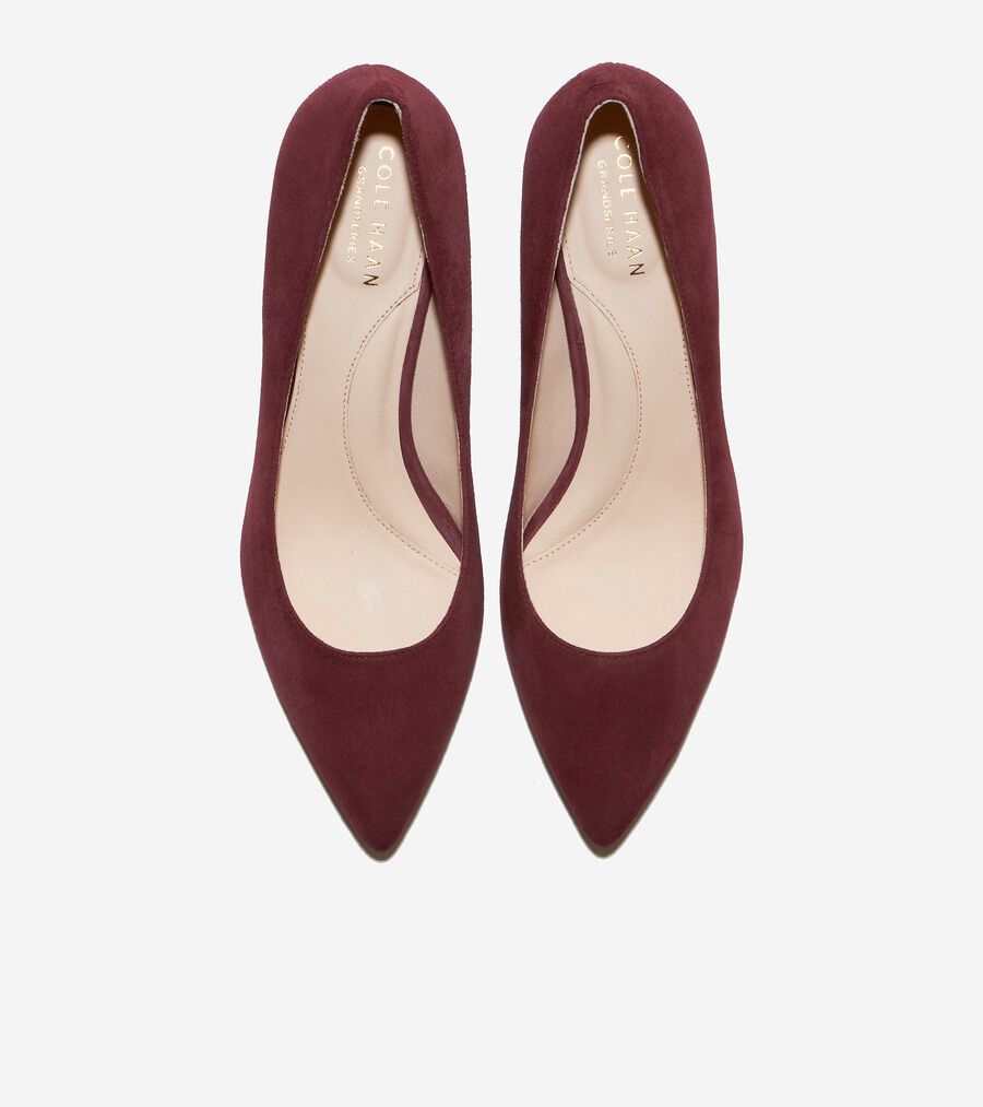 価格4・新品COLE HAAN・ブリジット・パンプWPブラックガーネット