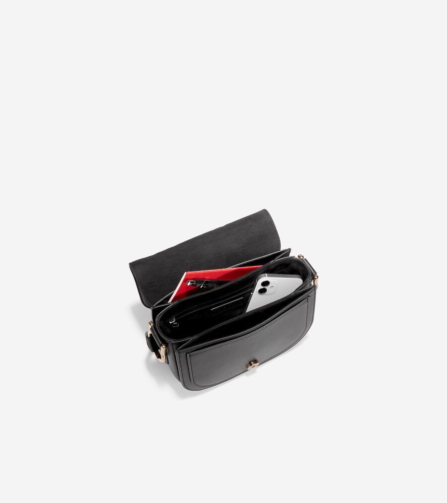 COLE HAAN/コールハーン/アボット なめし ミニ サッチェル BLACK