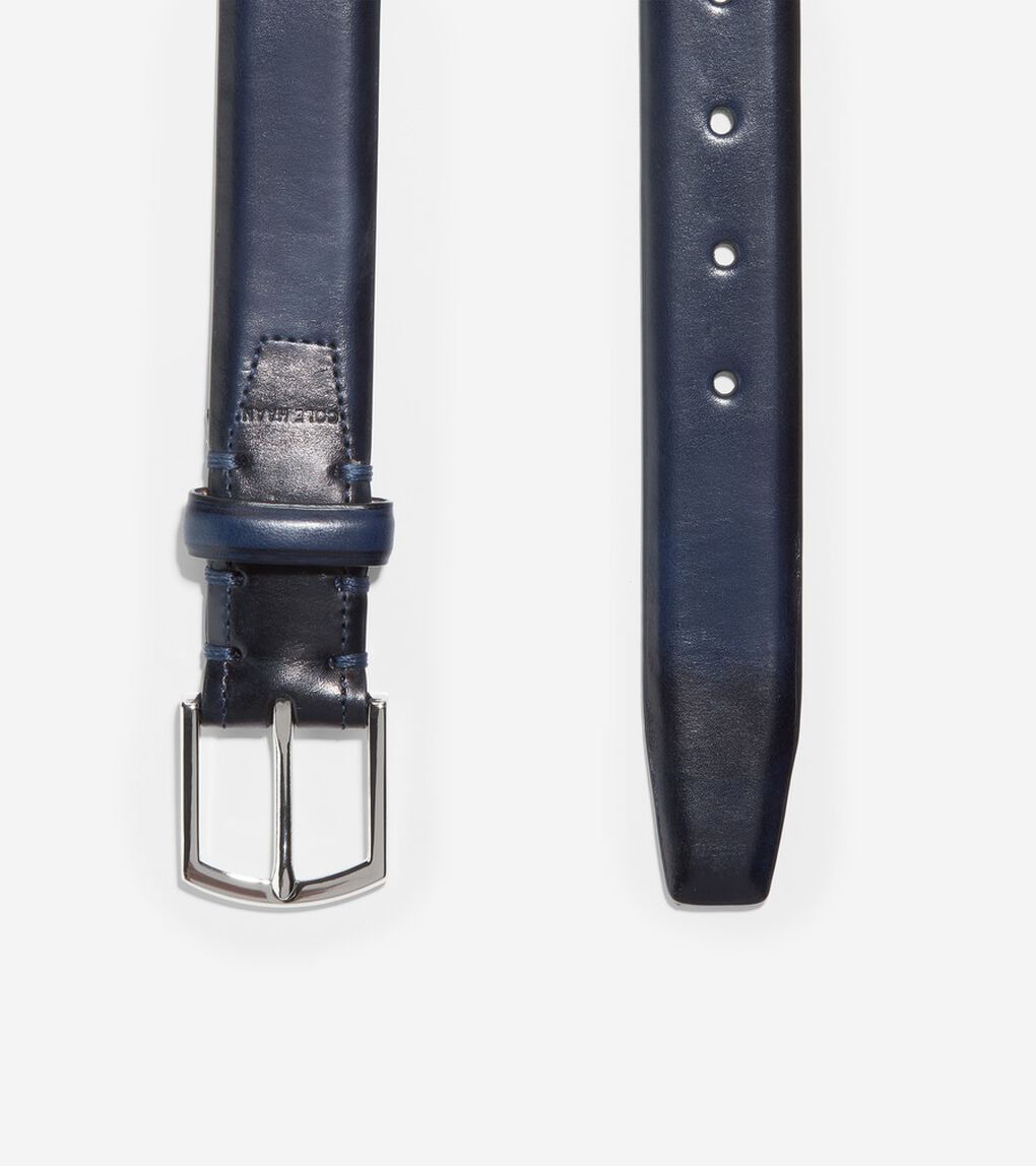 32mm バーニッシュ レザー ベルト mens.