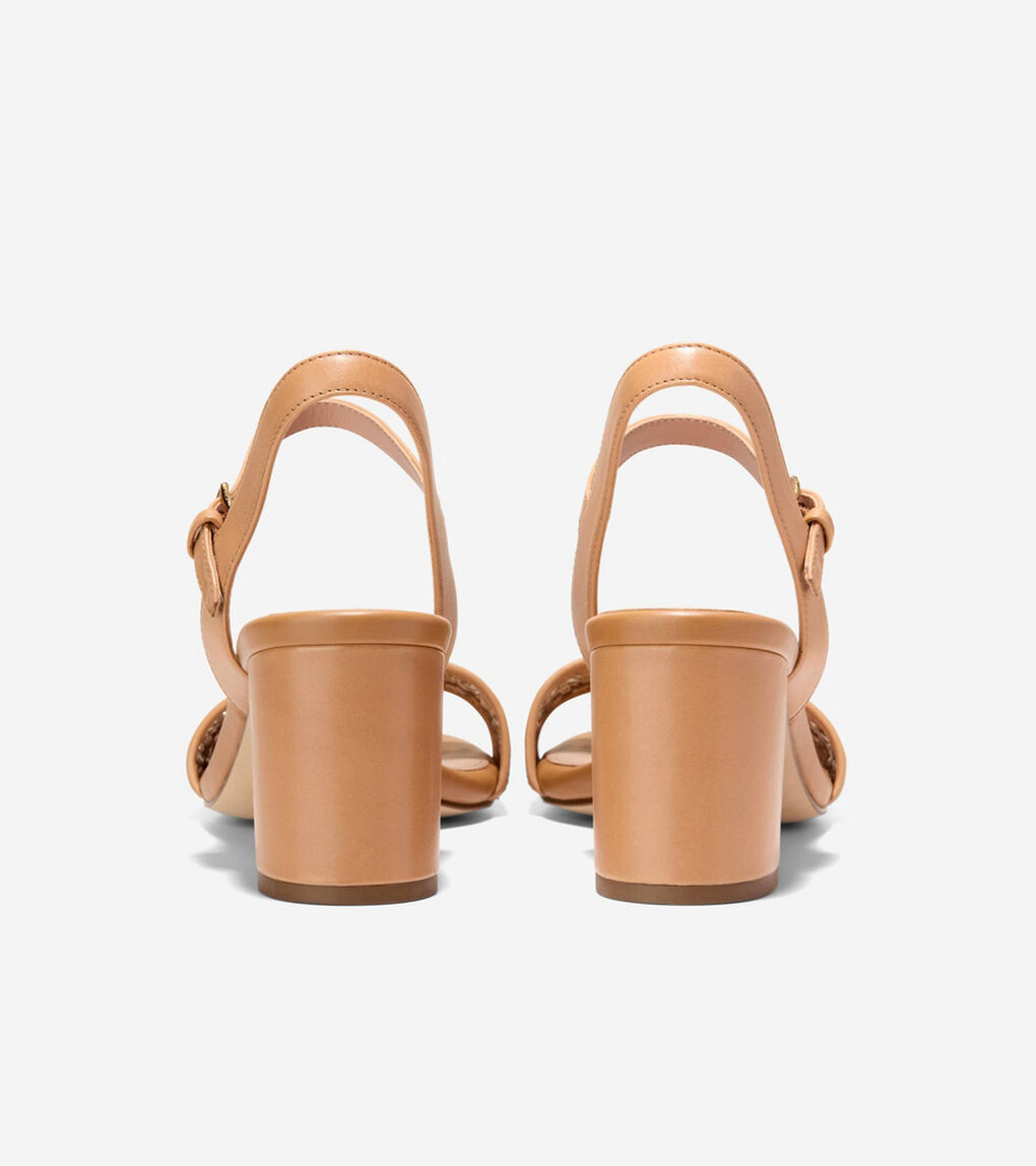 ジョージー ブロック ヒール サンダル 65MM womens.