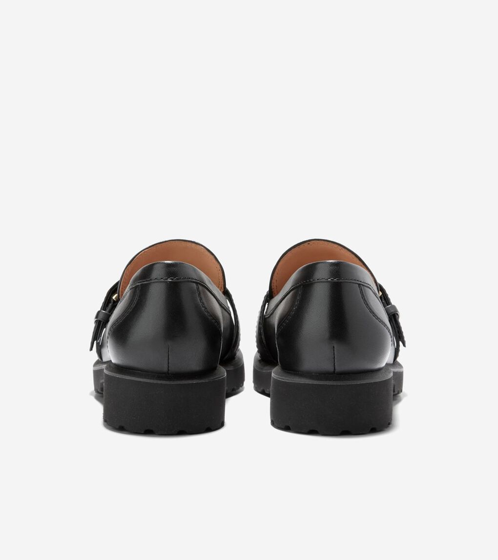 ギアナ バックル ローファー womens.