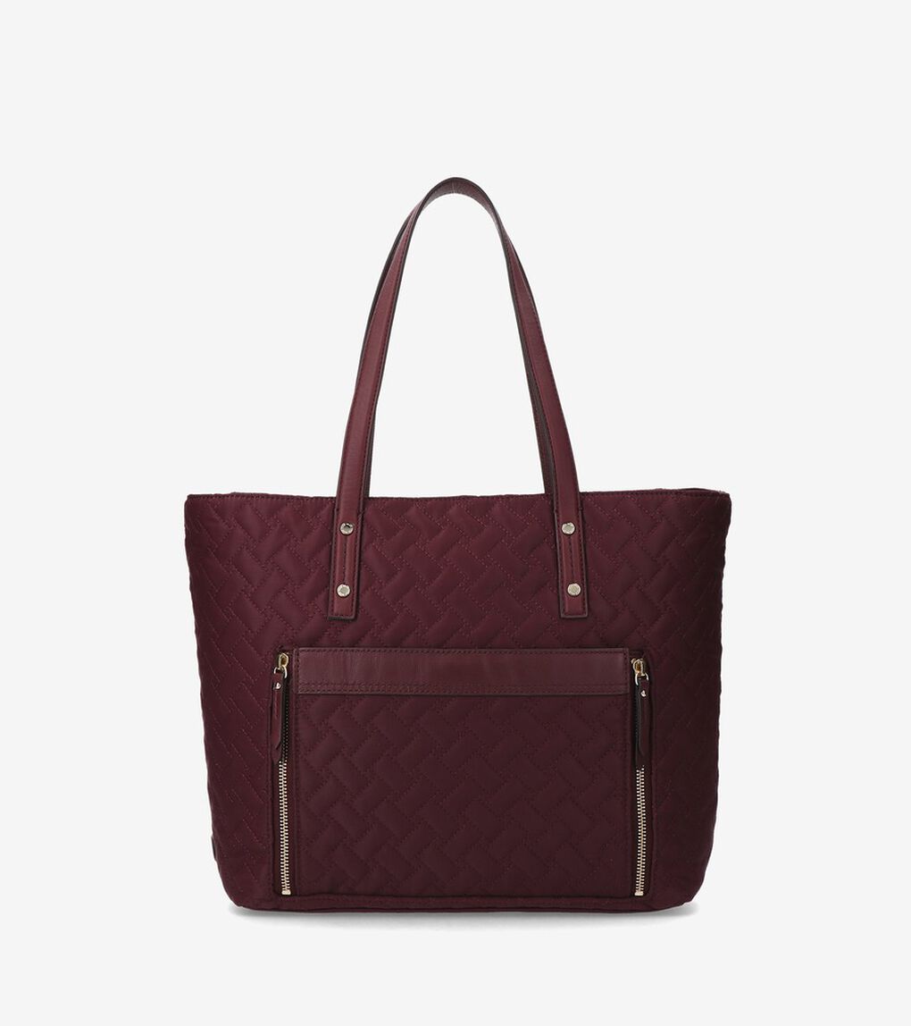 キルテッド ナイロン トート womens.