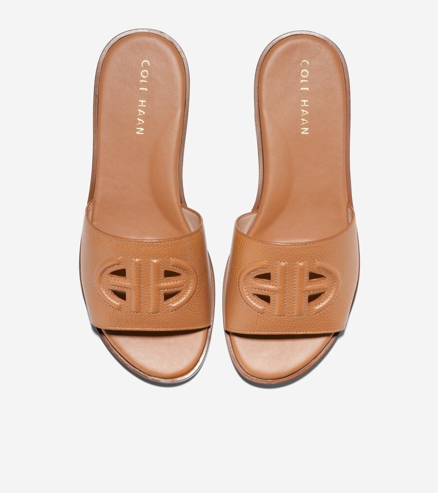 フリン ロゴ スライド サンダル womens. 22000 | COLE_HAAN