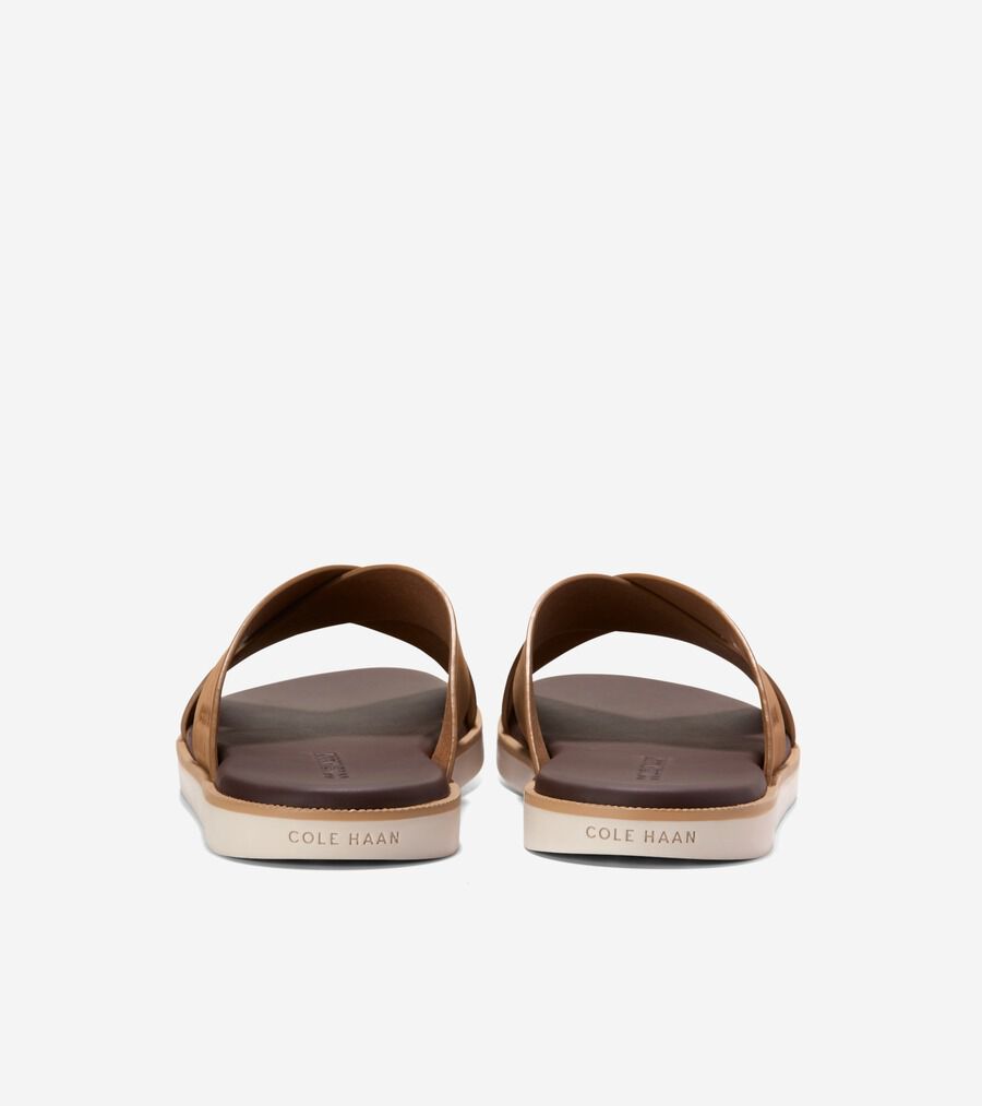 （関税込）Cole Haan ナンタケットクロスストラップ サンダル Men's Nantucket Cross Strap Sandals in Beige Or Khaki | Cole