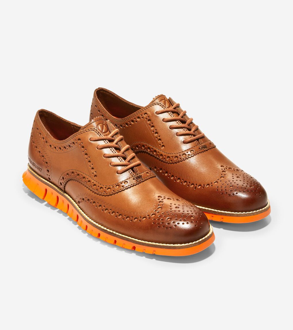 ゼログランド ウィングチップ オックスフォード mens.