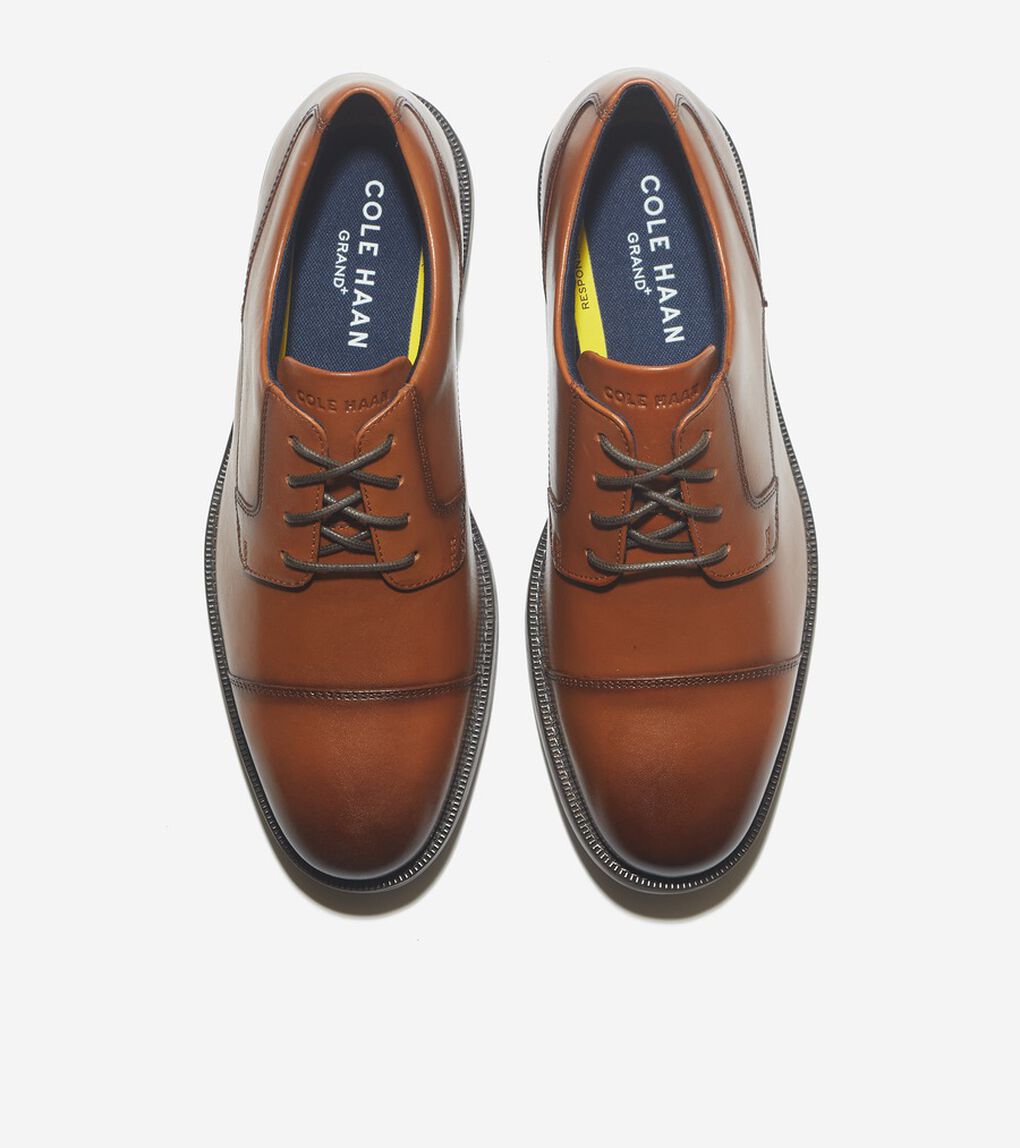 グランド+プラット キャップトゥオックスフォード mens.