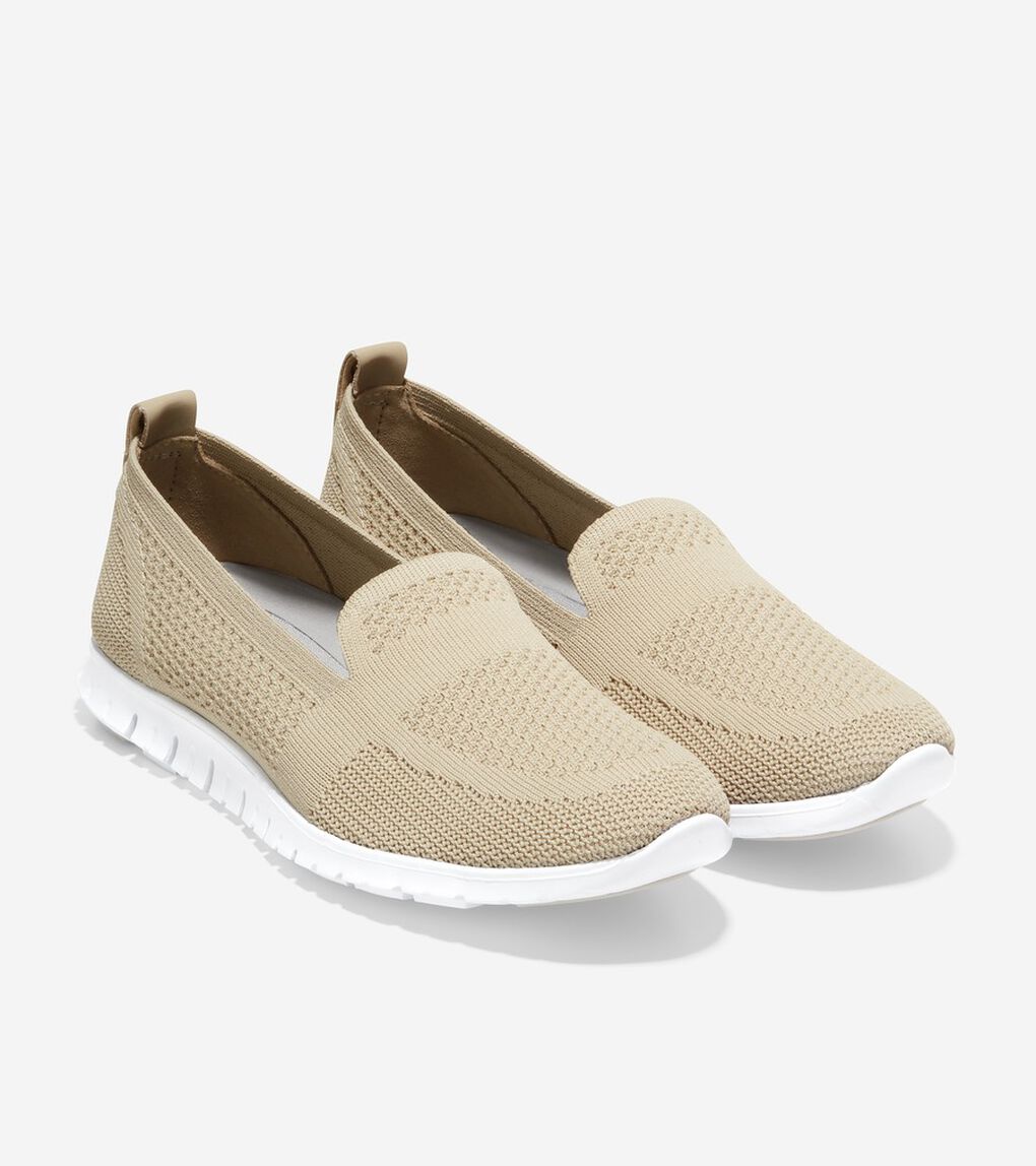 ゼログランド スティッチライト スリッポン ローファー womens.