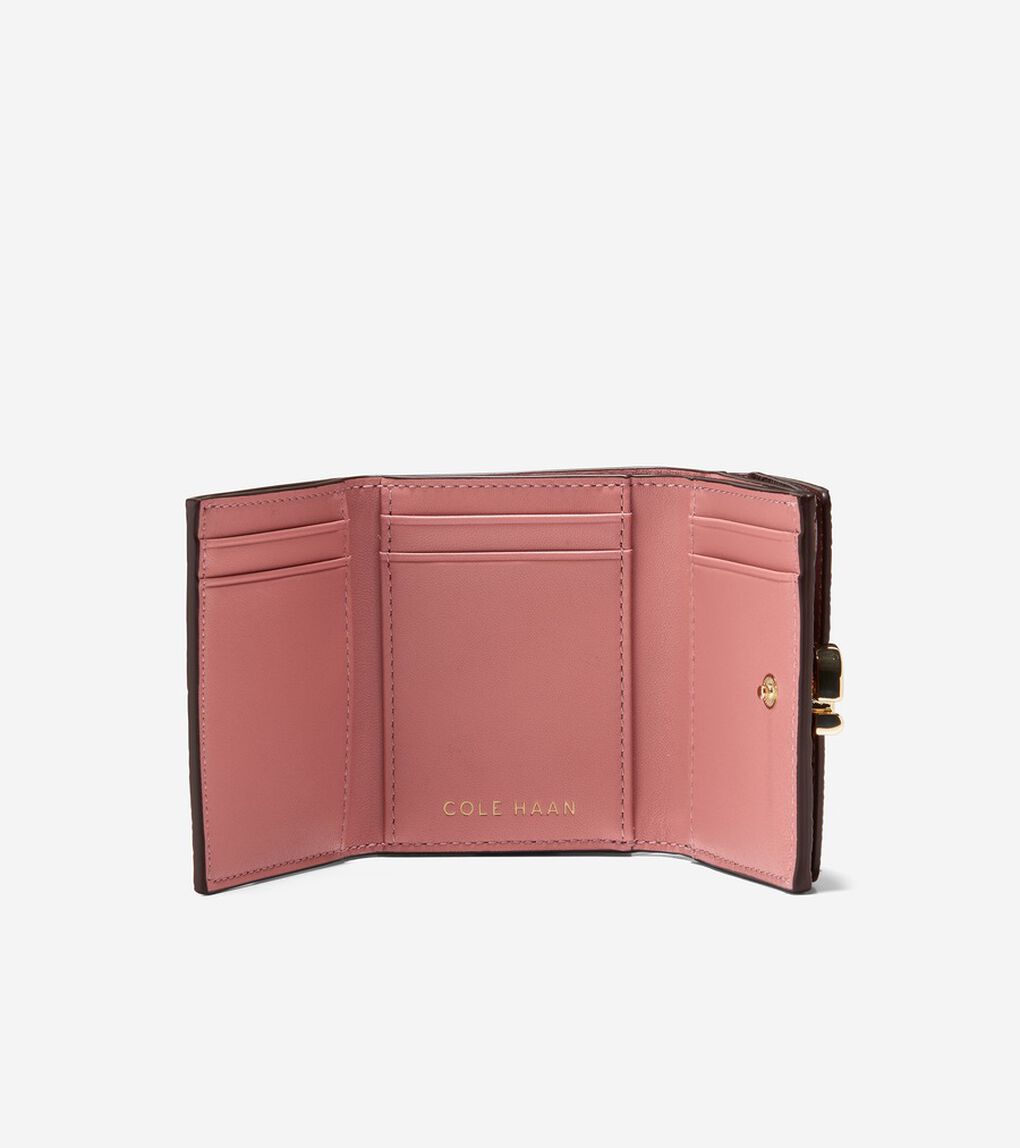エッセンシャル トリフォールド ウォレット womens.