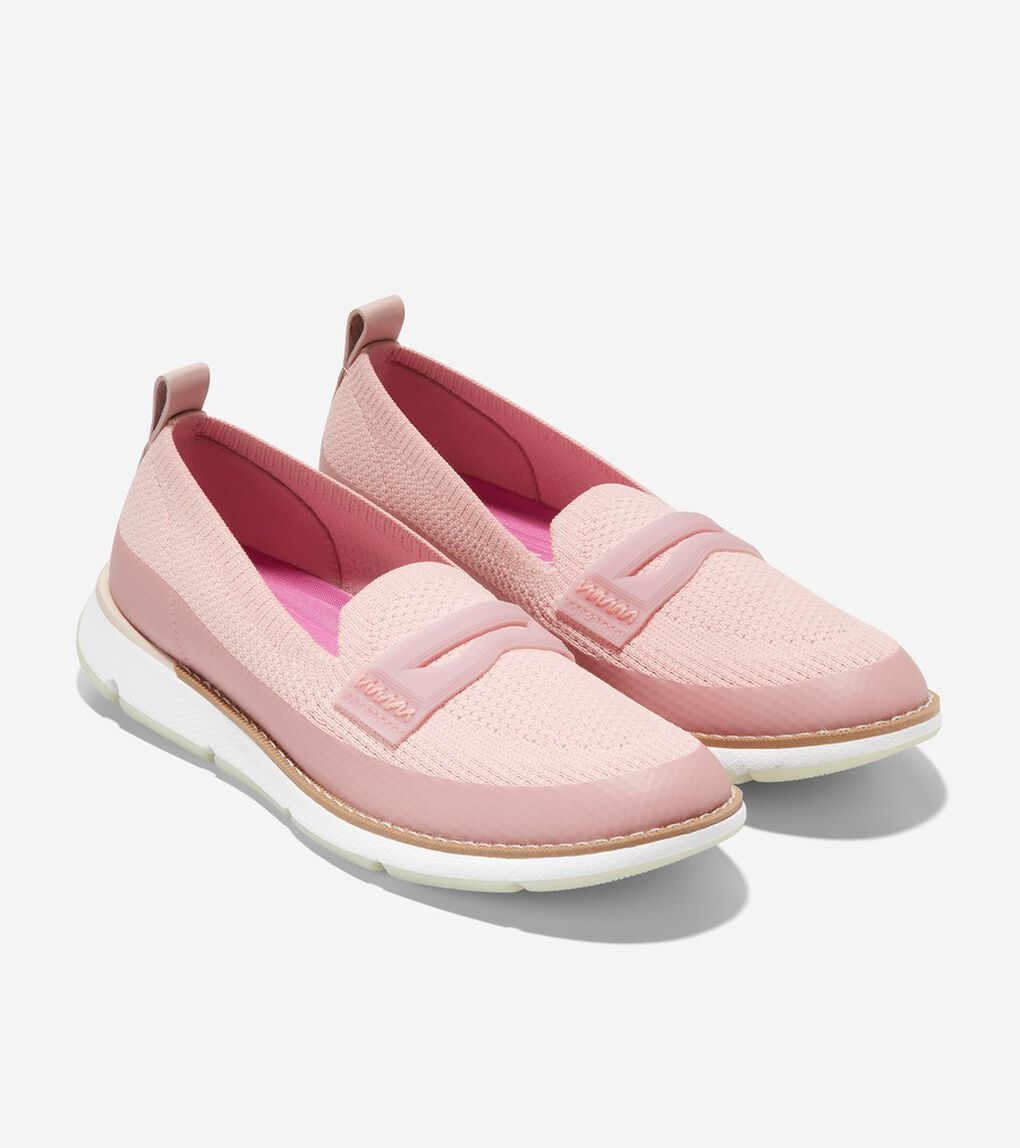 4. ゼログランド スティッチライト ローファー womens.
