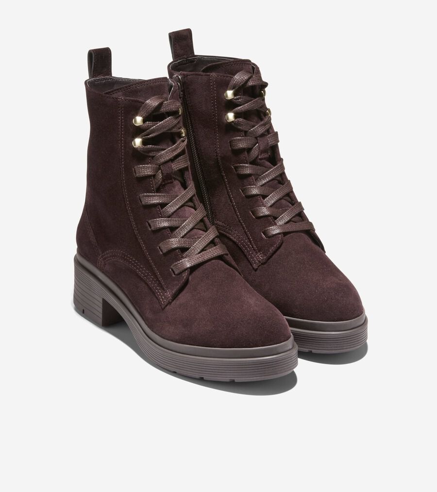 シェリーズ レースアップ ラグ ブーツ ウォータープルーフ womens