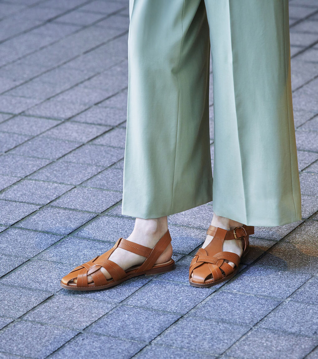 ロゼット フィッシャーマン サンダル womens