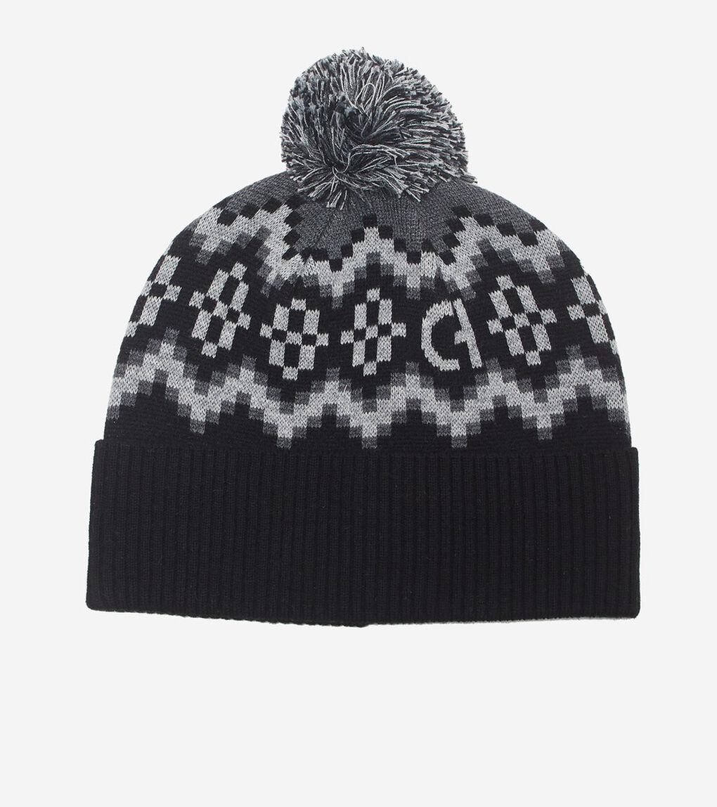 フェアアイル ロゴ ビーニー mens.