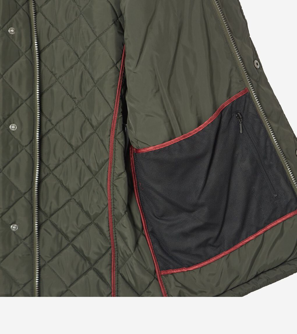 キルテッド バーン ジャケット mens.