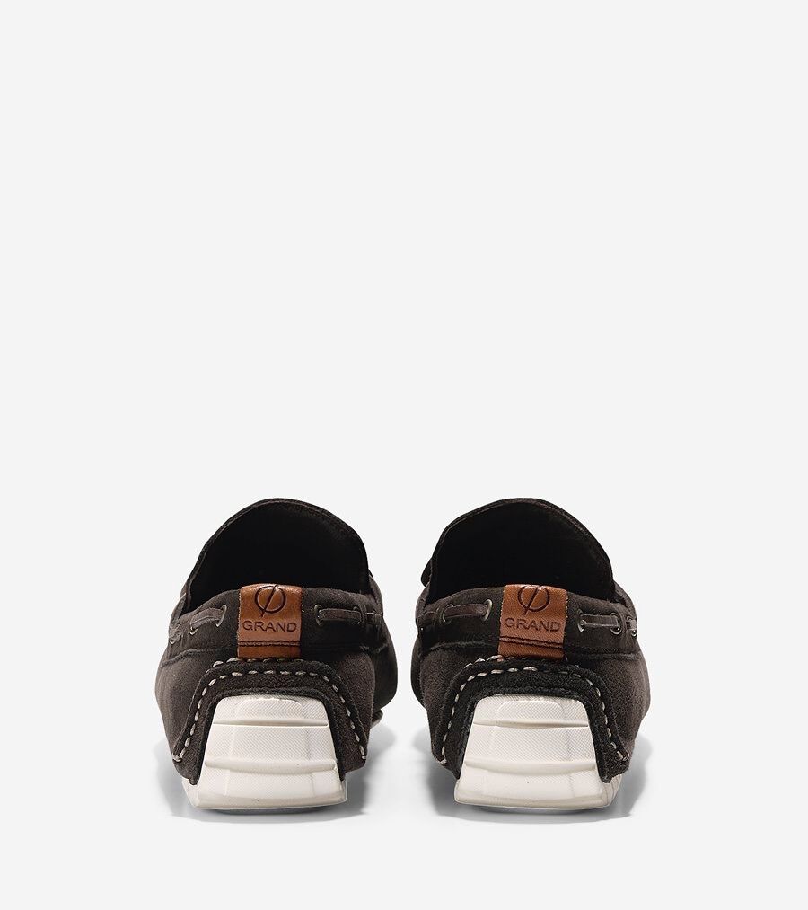 新品 8M/25.5㎝ コールハーン キャンプ モック ドライバー 濃ブラウン ゼログランド キャンプ モック ドライバー mens. 0.0 | COLE_HAAN