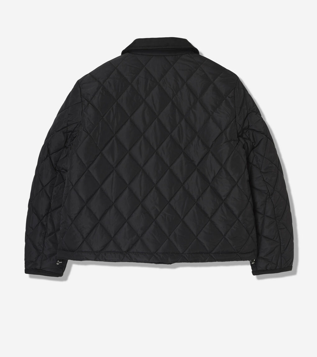 ダイアモンド キルテッド クロップド ジャケット womens.