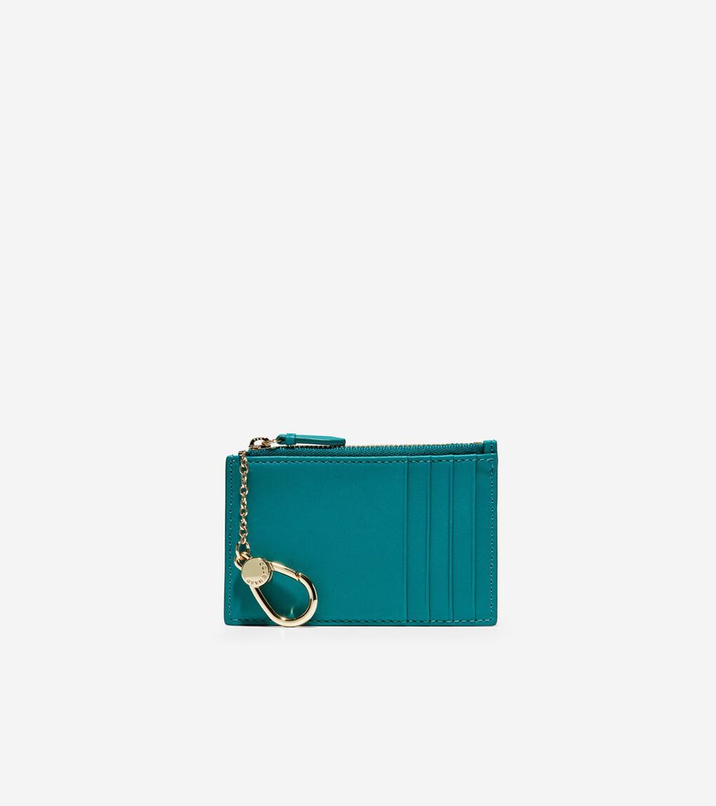 カード ケース ジップ付き womens.