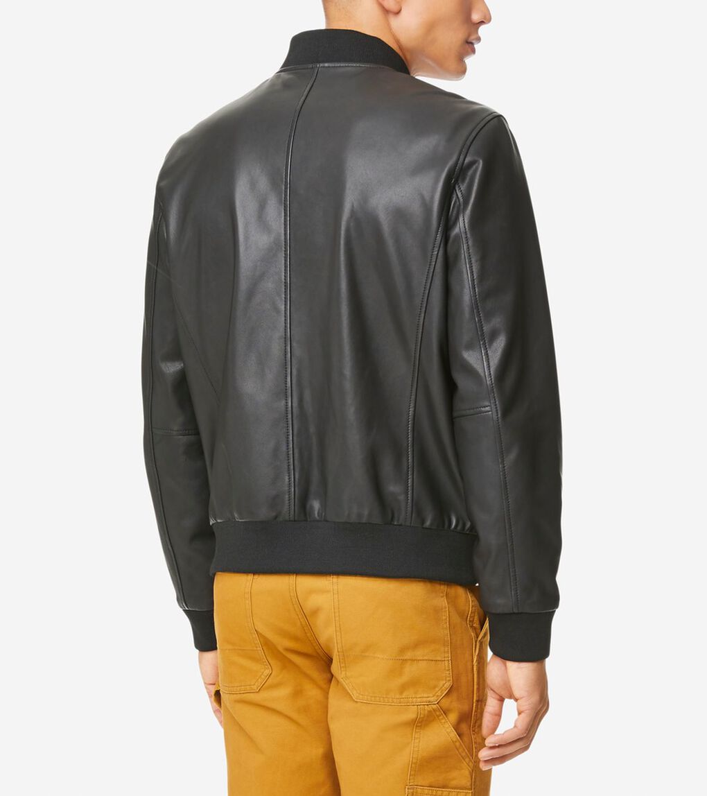 リバーシブル レザー ジャケット mens. 0.0 | COLE_HAAN