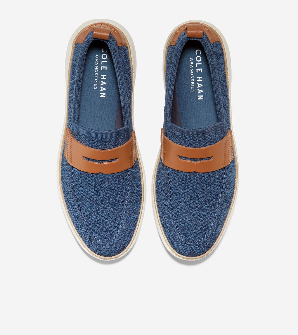 グランドプロトップスピンスティッチライトペニーローファー mens.