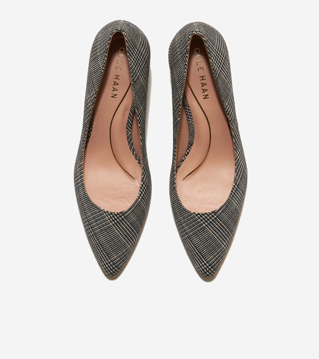 カサンドラ ブロックヒール パンプ womens.