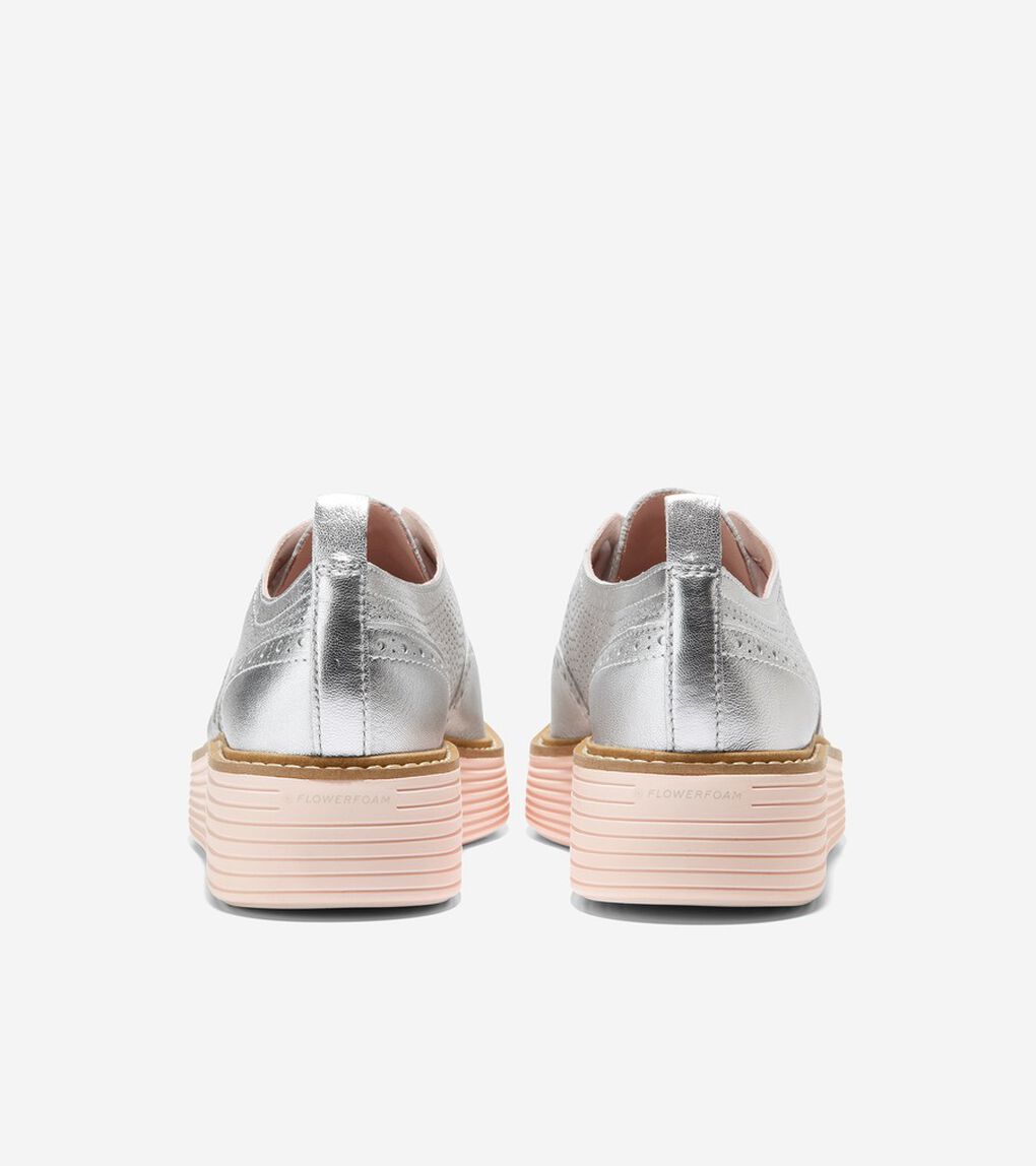 オリジナルグランド プラットフォーム ウィングチップ オックスフォード womens.