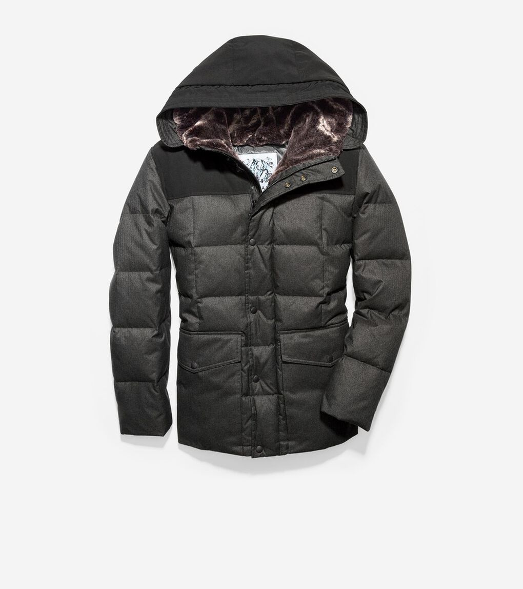 フランネル ダウン ジャケット mens.