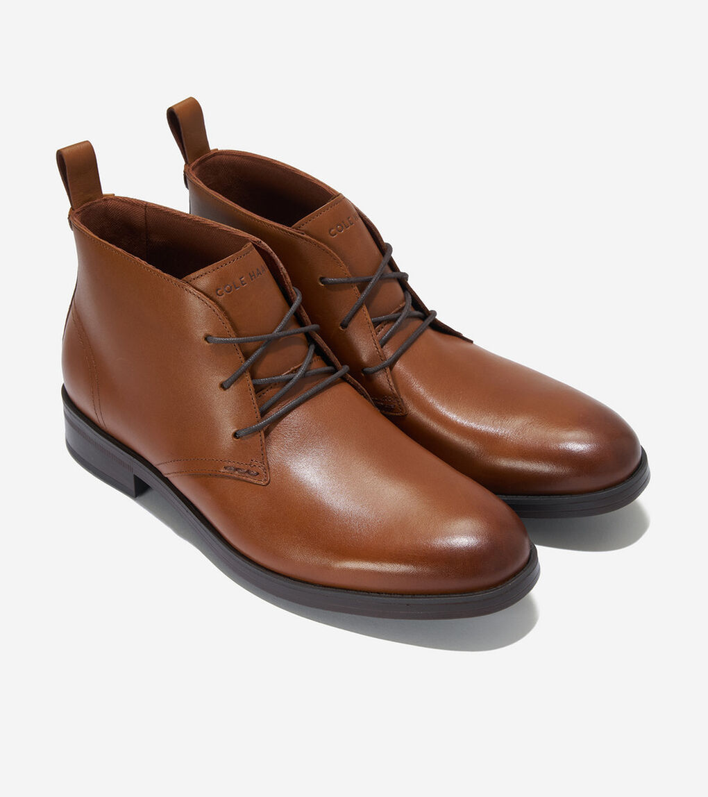 ニューマーク グランド フレックスクラフト チャッカ ブーツ ウォータープルーフ mens.