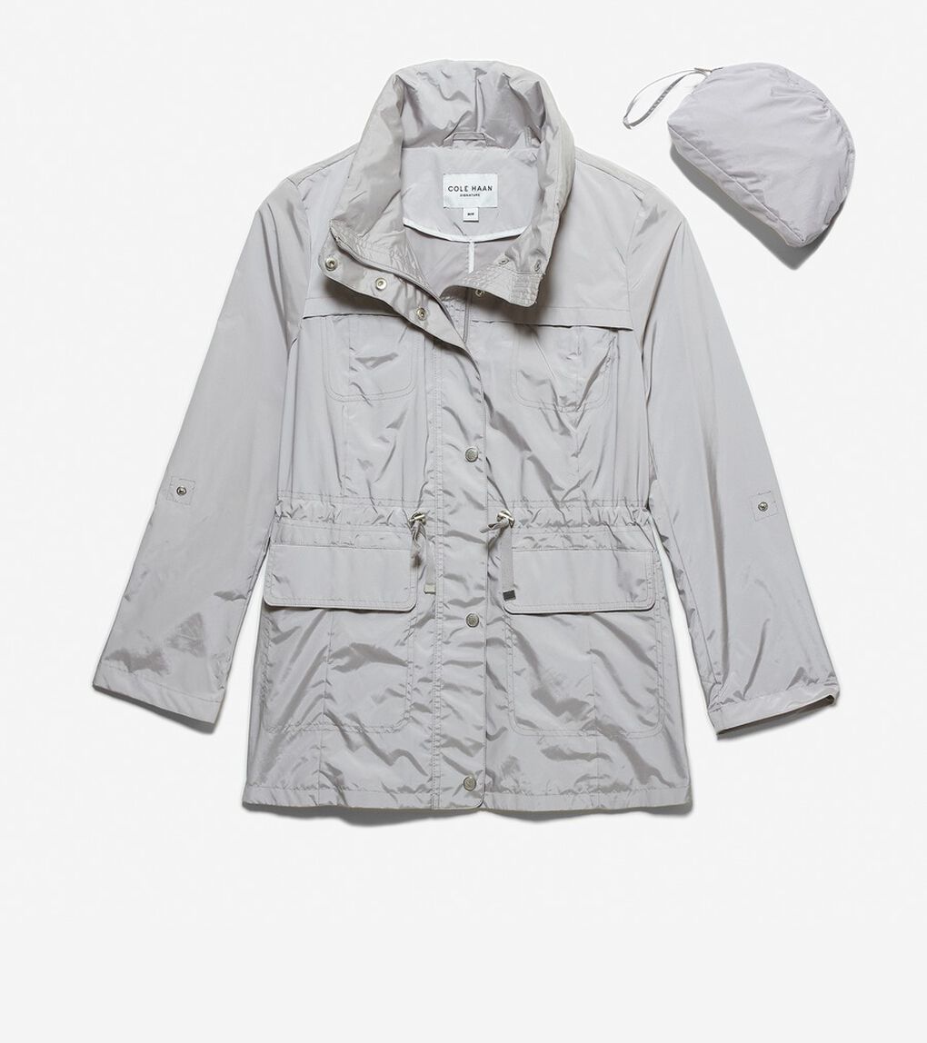 パッカブル ヒドゥン レイン ジャケット womens.