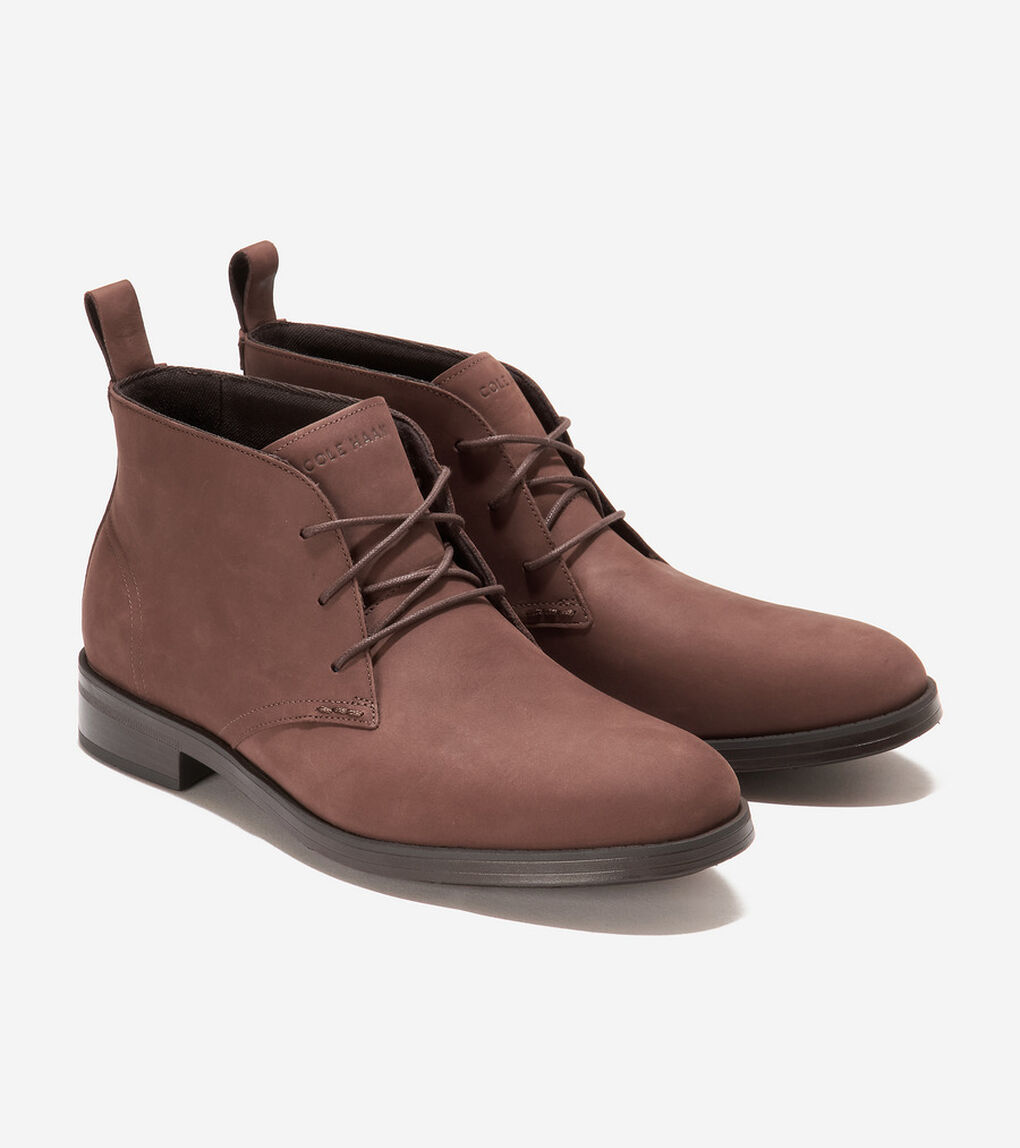 ニューマーク グランド フレックスクラフト チャッカ ブーツ ウォータープルーフ mens.